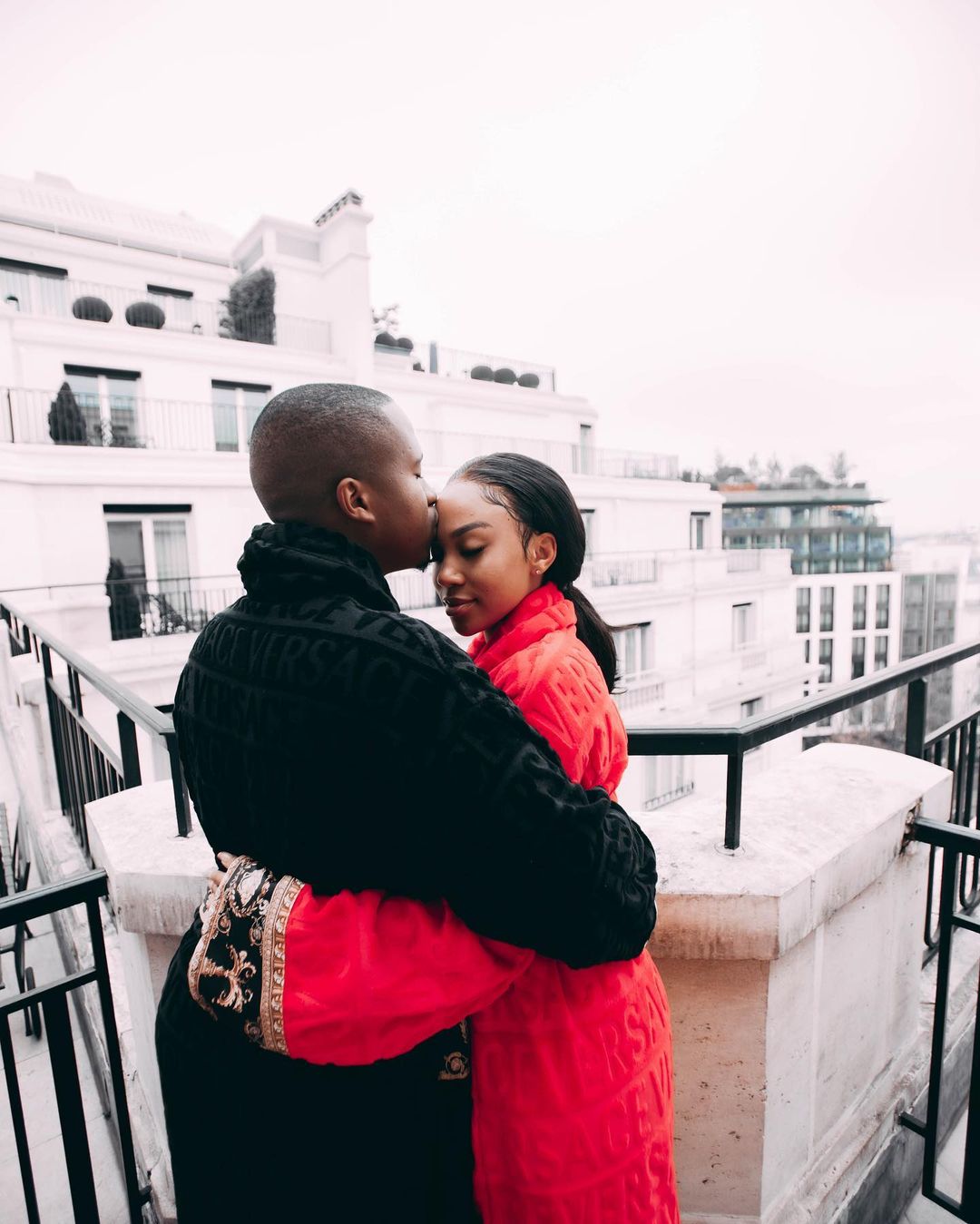 Photos Inside Andile And Tamia Mpisanes Baecation In Paris