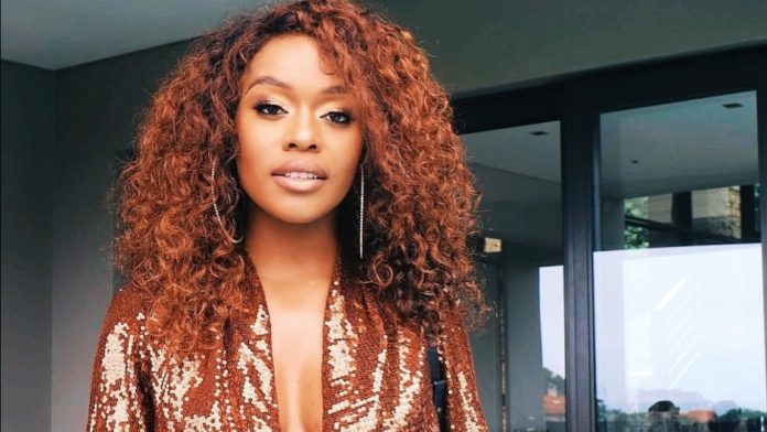 Nomzamo Mbatha Blesses Fan With A Pair Of Sneakers!