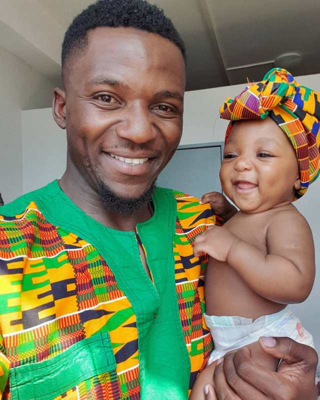 Joe Kazadi is a proud single father to Omotola Kazadi
