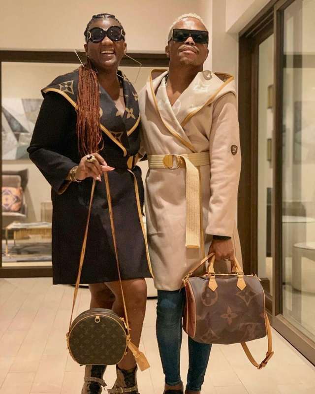 Shauwn Mkhize & Somizi serve some hot looks in expensive matching outfits – Pictures