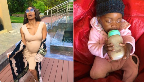 Actress Linda Mtoba shows off pregnant belly and Bean in viral