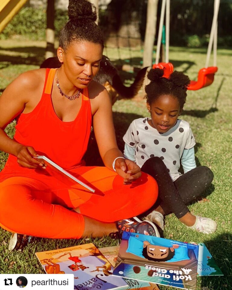 Pearl Thusi And Daughter, Okhule, Spend Quality Time Together