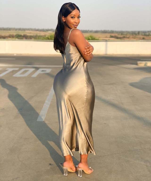 TV host Amahle Siphungu caught red-handed in the act by her Dad.