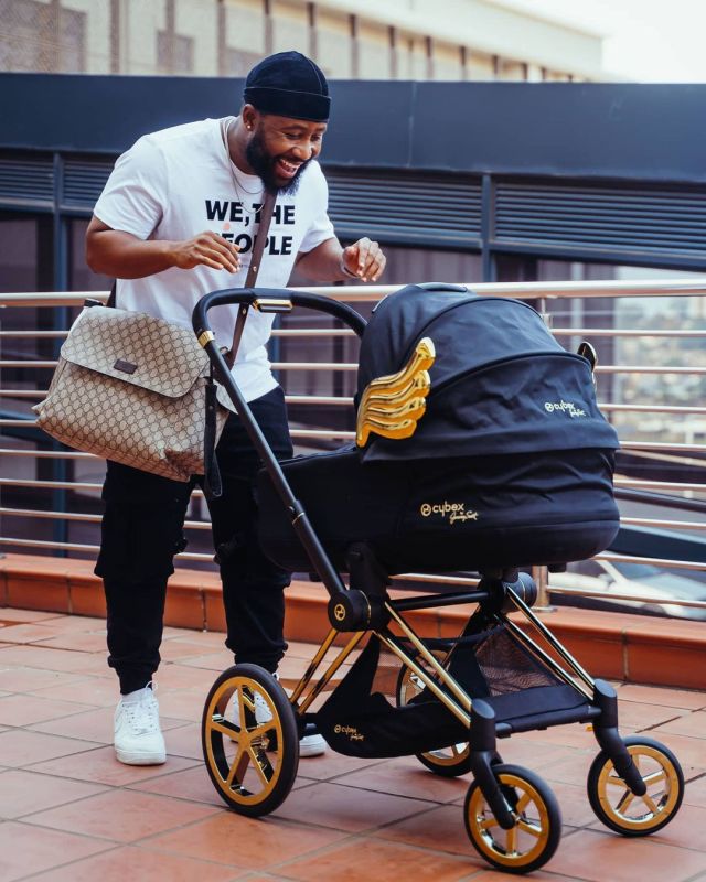 Pics: Cassper Nyovest’s son joins the Samsung family