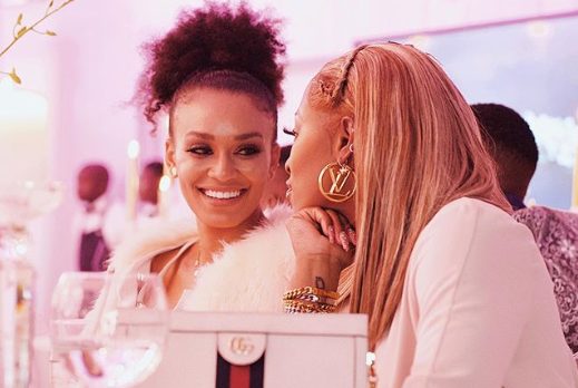 BFF Pearl Thusi wishes DJ Zinhle a happy belated birthday with sweet note and videos
