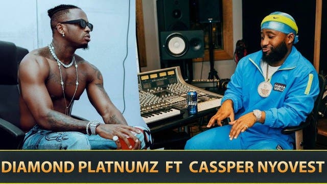 Watch: Cassper Nyovest and Diamond Platnumz in studio working on a new song