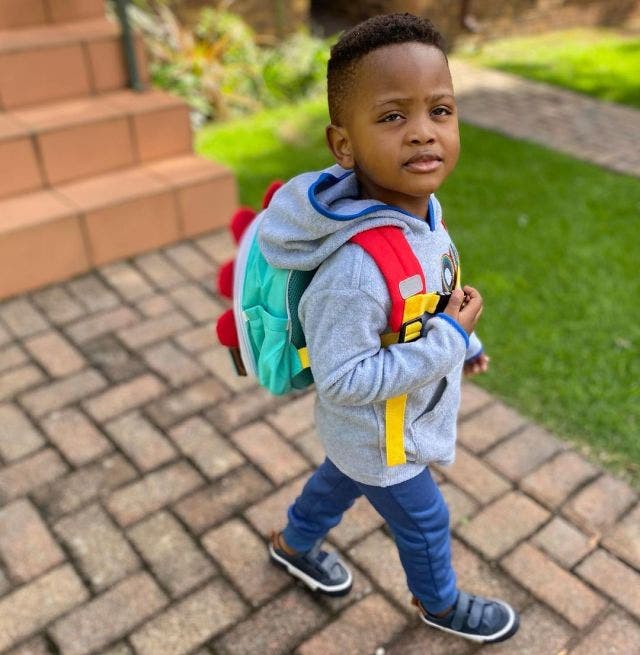 TV presenter Kayise Ngqula emotional on son’s first day at school