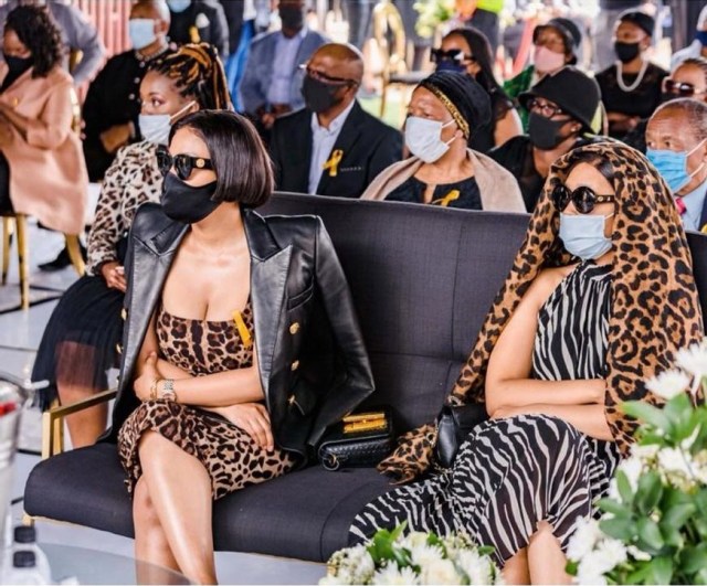 Pics: Kefilwe Mabote bids farewell to her late mother