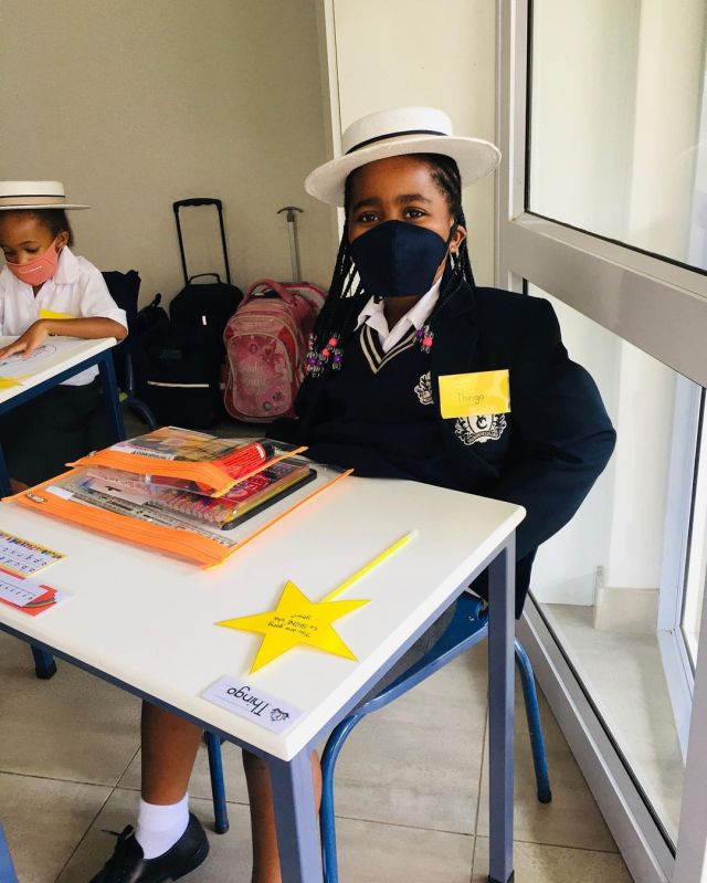 Pics: Kelly Khumalo gushes over her daughter’s first day at school