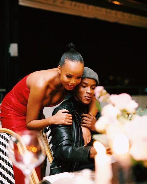 Ntando Duma calls a fan crazy for saying she is dating Sicelo Buthelezi aka Teddy