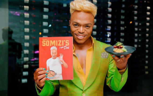 Somizi's cookbook becomes bestseller