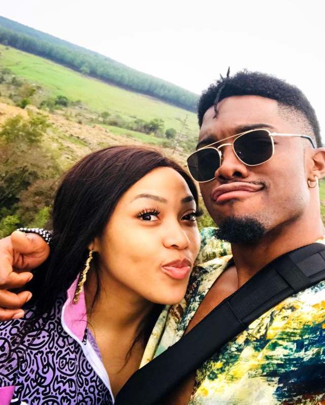 Pics: Tino Chinyani spoils sweetheart Simz Ngema