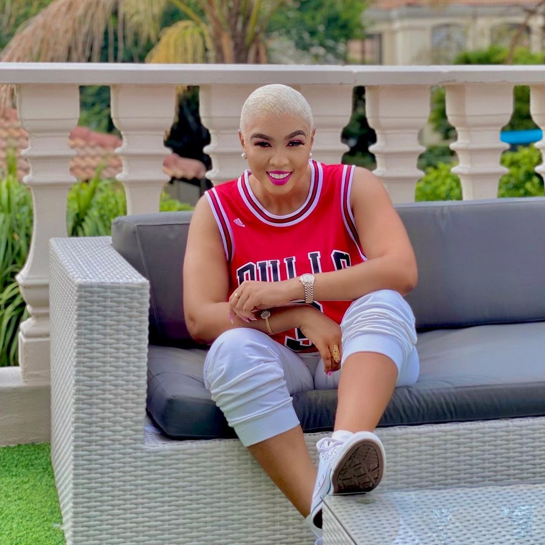 Mzansi Actress Ayanda Ncwane Rocks Chicago Bulls Jersey In Style