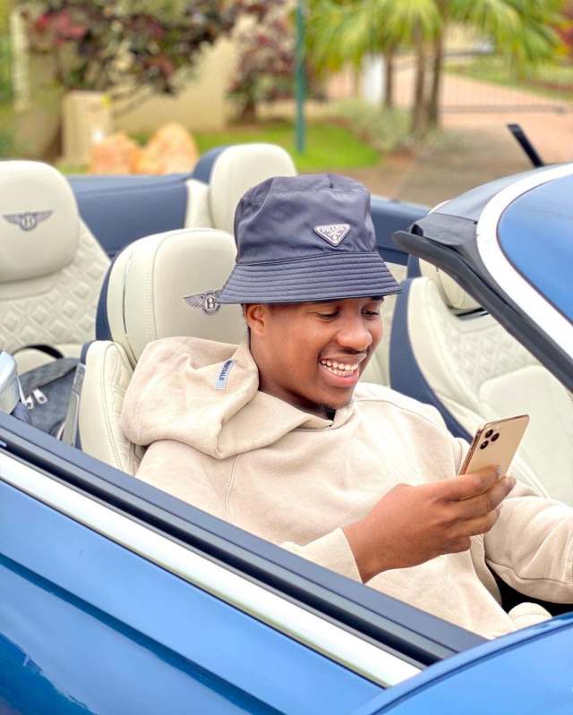 Cars millionaire Shauwn Mkhize’s son Andile drives