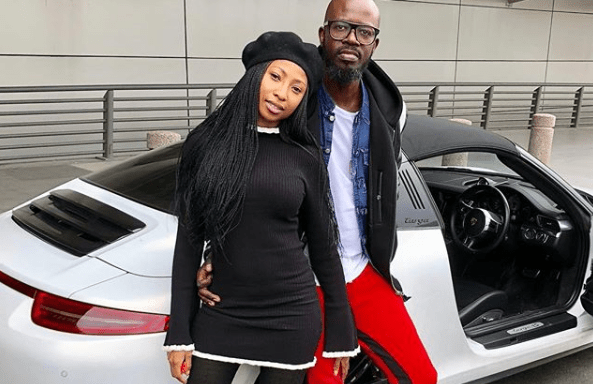 Actress Enhle Mbali rubbishes claims that she is back together with Black Coffee