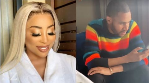 Khanyi Mbau all lovey-dovey with a Zimbabwean scammer