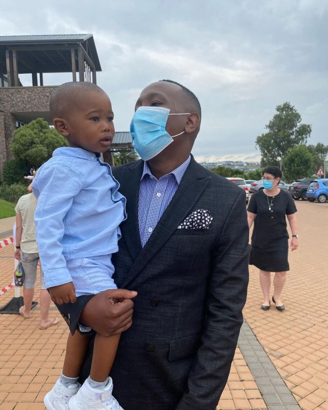 Gospel star Khaya Mthethwa is a proud dad