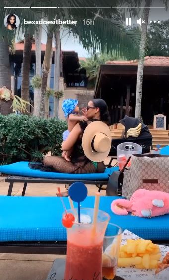 Cassper Nyovest’s baby mama Thobeka Majozi breaks the internet with sizzling snaps while on date with young Mufasa