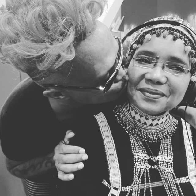 Watch: Somizi shower legendary broadcaster Noxolo Grootboom with presents as she bows out