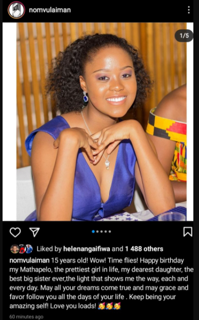 King Tee Dee And Nomvula Celebrate Their Eldest Daughter's Birthday