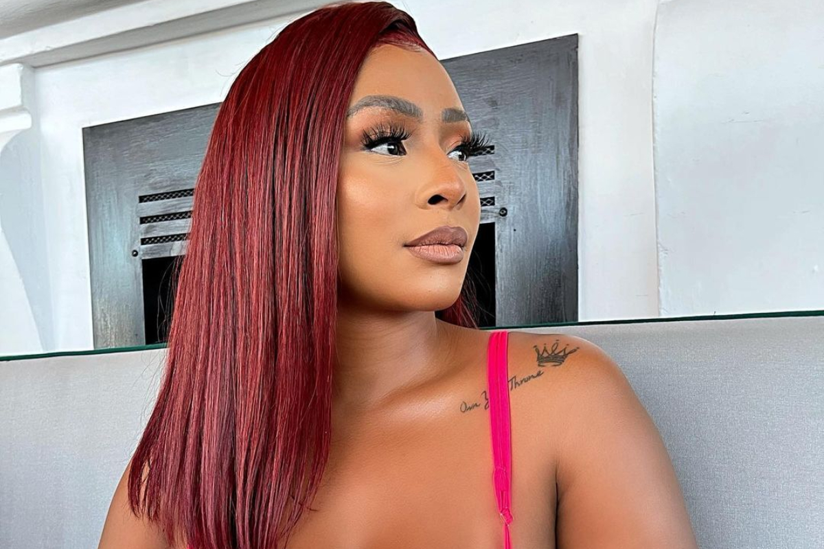 Boity Flaunts Her Colourful New Hairstyle (Photos)