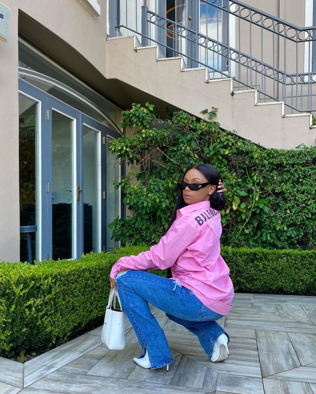 Bonang Matheba back on Instagram in sizzling pictures