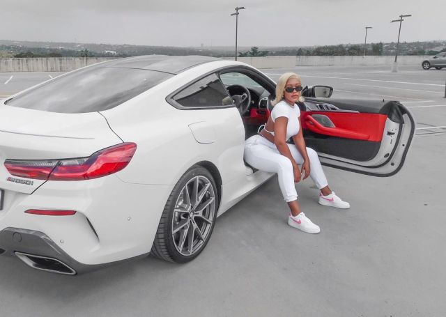‘Big B00TY Whip’ – Buhle Sumuels Flaunts Her Brand New Car – Photos