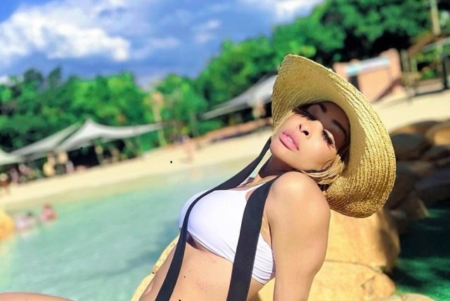 Khanyi Mbau serves hot body goals in stunning bikini pictures