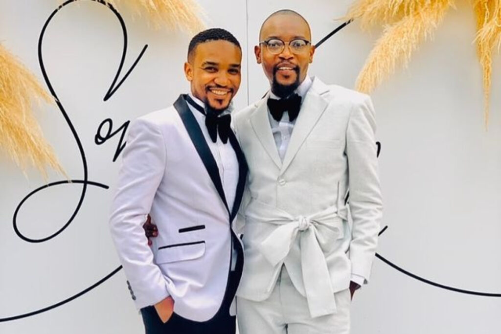 Moshe Ndiki Celebrates His Hubby Phelo Bala On His Birthday (Photo)