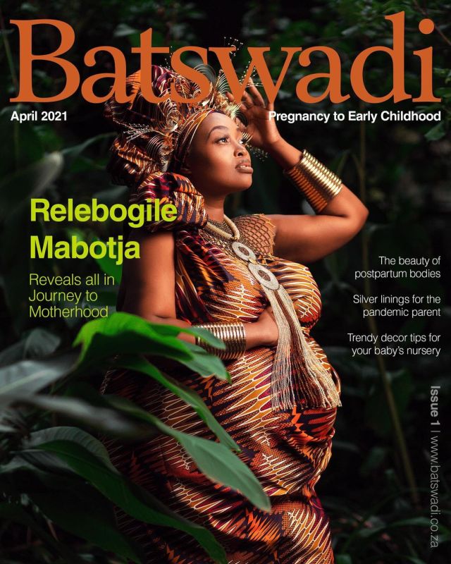 Congratulations to Radio personality Relebogile Mabotja debuts her pregnancy