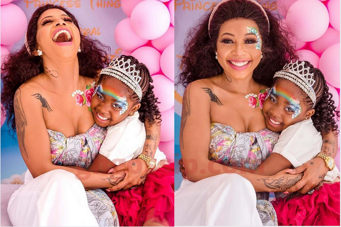 Kelly Khumalo Celebrates Daughter’s 7th birthday With Stunning Pictures