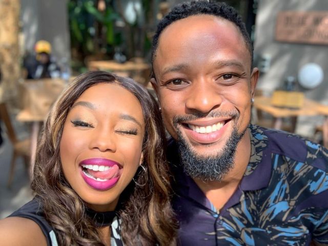 Mzansi left confused as SK Khoza is spotted spending quality time with Candice Modiselle – Photos