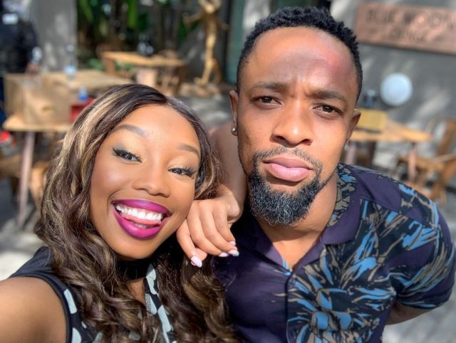 Mzansi left confused as SK Khoza is spotted spending quality time with Candice Modiselle – Photos