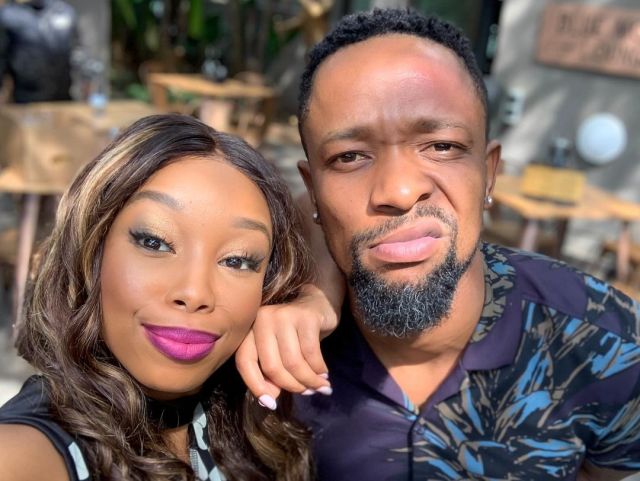 Mzansi left confused as SK Khoza is spotted spending quality time with Candice Modiselle – Photos