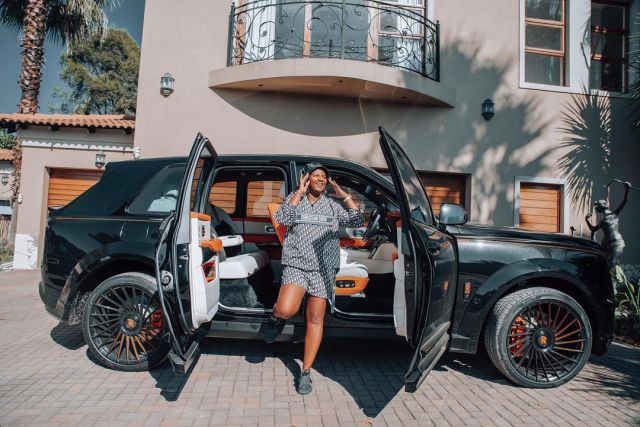 MaMkhize Flaunts R16 Million Rolls Royce Cullinan Black Badge Birthday Gift – PICS