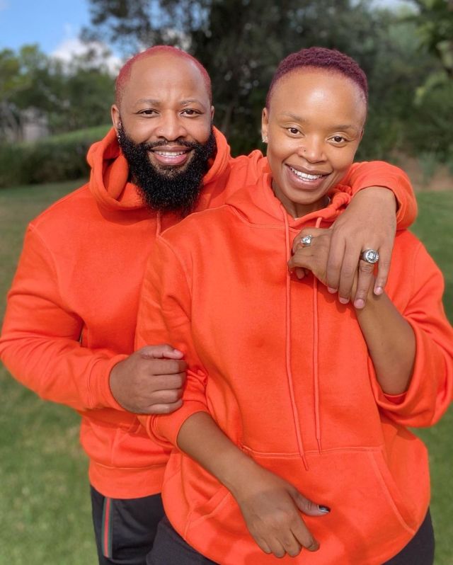 Zoleka Mandela shows off her husband: Pictures