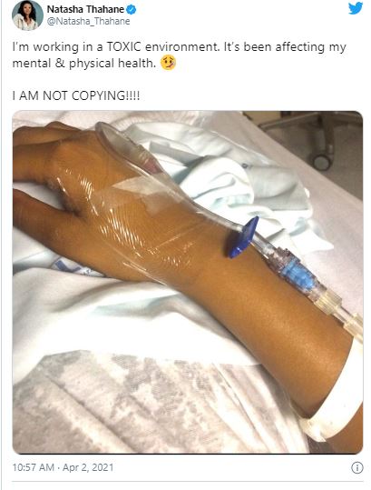 Natasha Thahane – Thank you all for your prayers