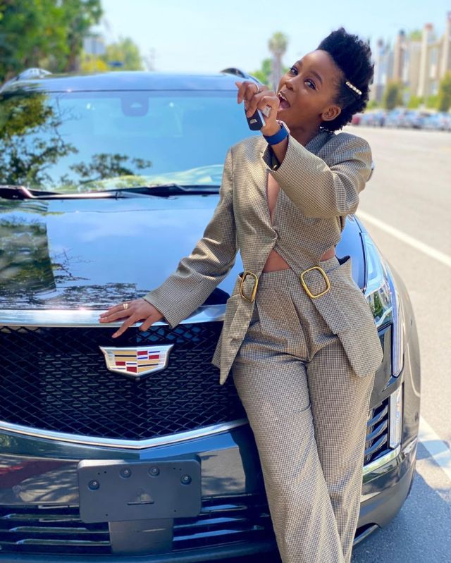 Actress Thuso Mbedu blesses herself with million dollar Cadillac Escalade – PHOTOS