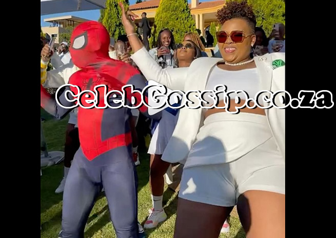 Watch: Spider-Man shows up at Anele Mdoda's birthday party and it was a vibe