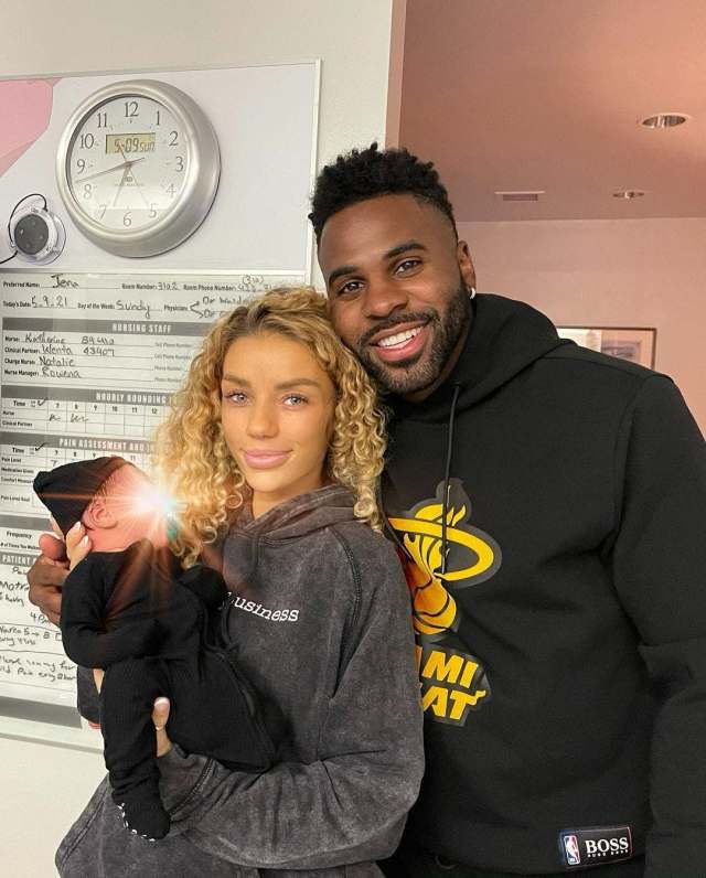 Singer Jason Derulo and model Jena Frumes welcome their baby boy – PICs