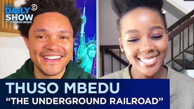 WATCH| Trevor Noah chats to Thuso Mbedu on The Daily Show