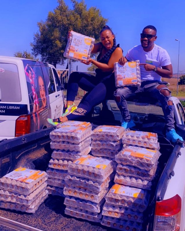 Zodwa Wabantu takes her egg business to a new level