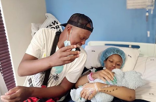 Halala! Babes Wodumo and Mampintsha welcome their first baby (SEE PICS)