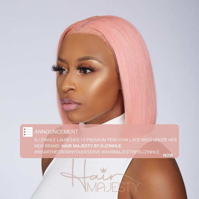 DJ Zinhle launches own wig brand