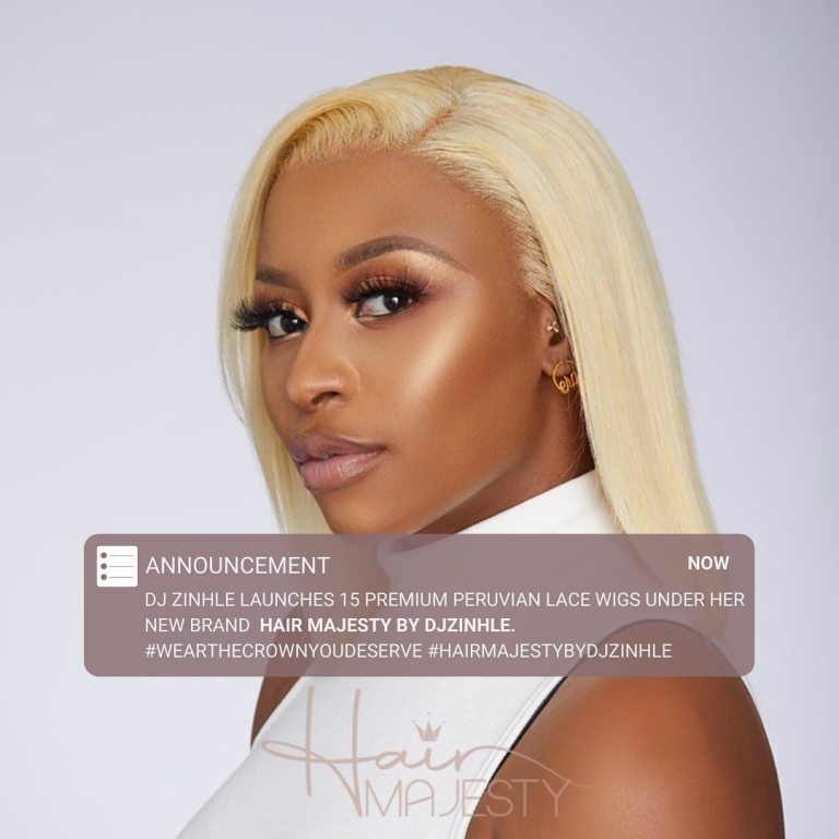 DJ Zinhle launches own wig brand