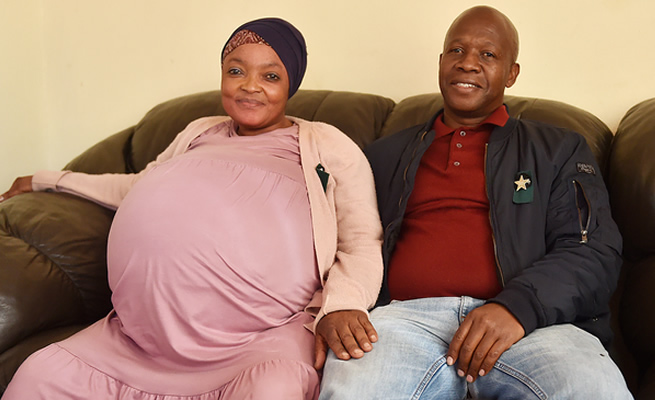 Gauteng woman who gave birth to 10 babies finally comes out; Please help us – Here are her details