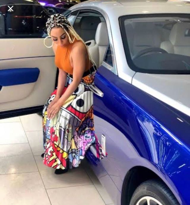 Khanyi Mbau adds a Rolls Royce to her car collection