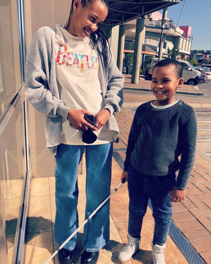 ACTRESS PHUMEZA MDABE’S BLIND SON MPILO GETS A LIFE CHANGING GIFT