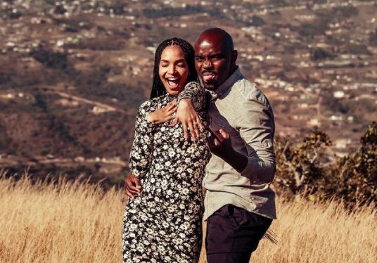 Watch: Newly engaged Musa Mthombeni & Liesl Laurie thank SA for their support