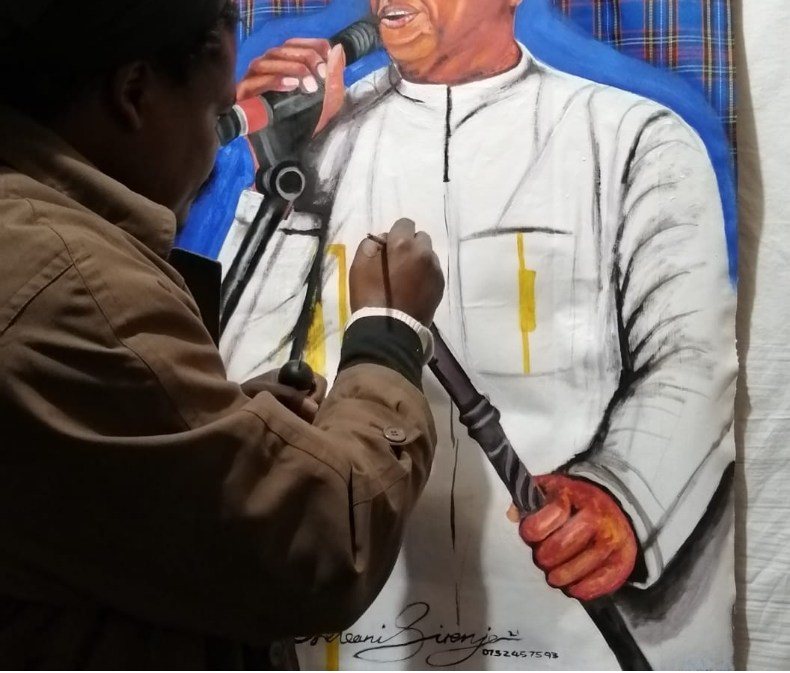 TSEPO TSHOLA’S SON BREATHES FIRE OVER RASTA’S PORTRAIT OF HIS FATHER